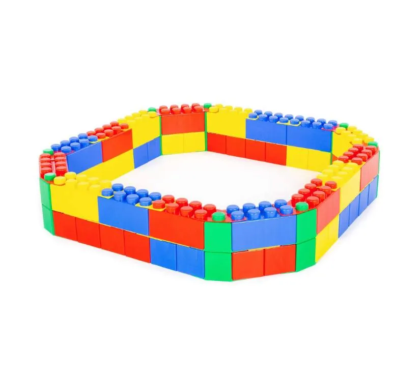 pješčanik s građevinskim kockama 23x120x120cm - slika 3