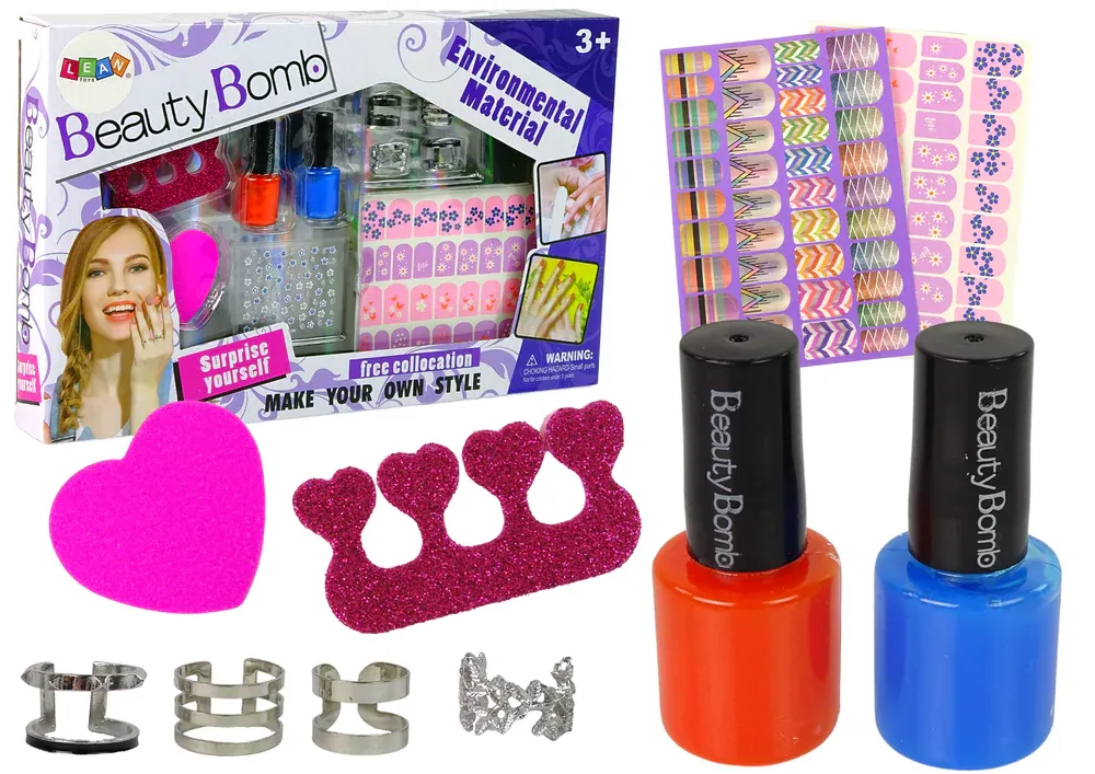 set beauty bomb za ukrašavanje noktiju s prstenjem - slika 2