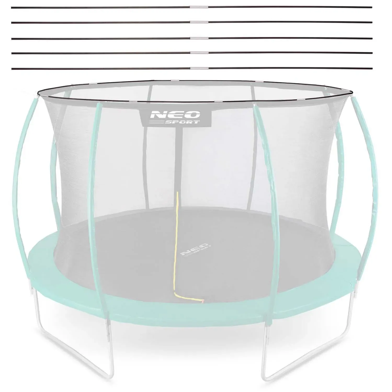 neo-sport prsten za zaštitnu mrežu trampolina – tip c, 374 cm (12 ft) - slika 2