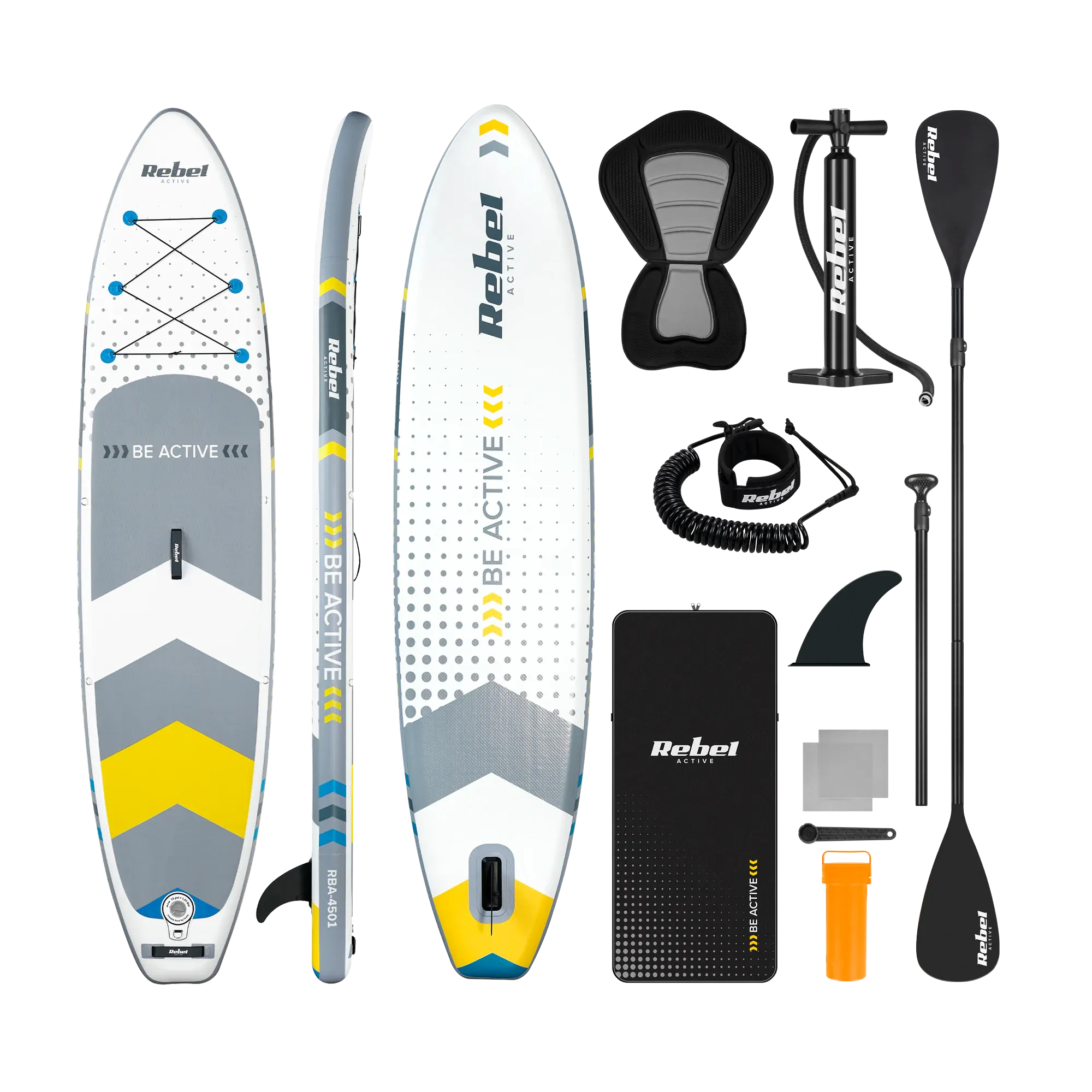 SUP daska REBEL ACTIVE RBA4501 - bijela - Pribislavec