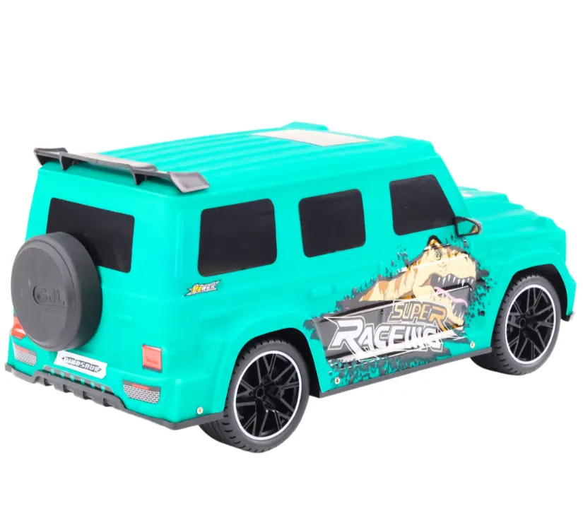 rc automobil s dinosaurom na daljinsko upravljanje, omjer 1:10, zelena - slika 4