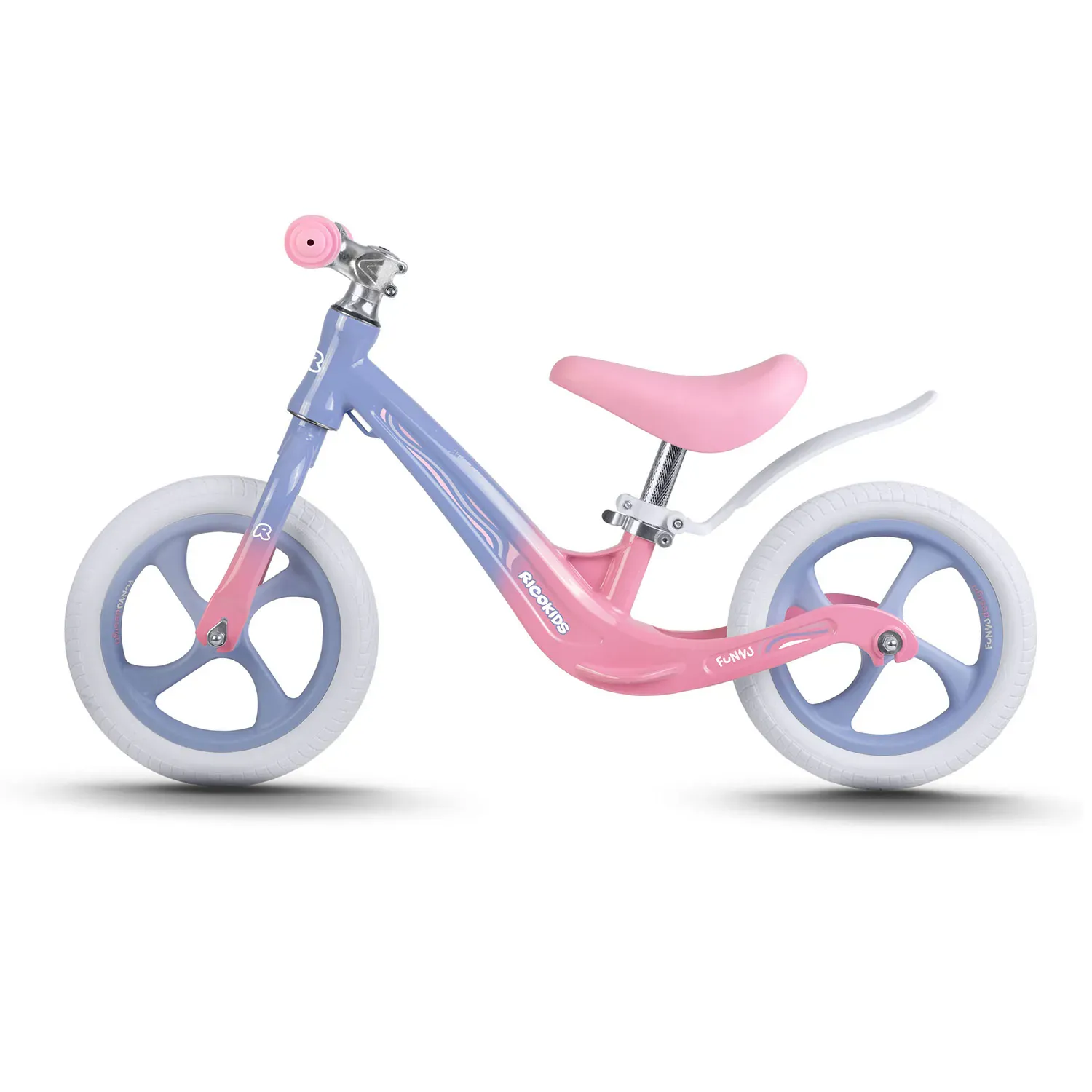 ricokids funnu bicikl bez pedala, ljubičasti - slika 3