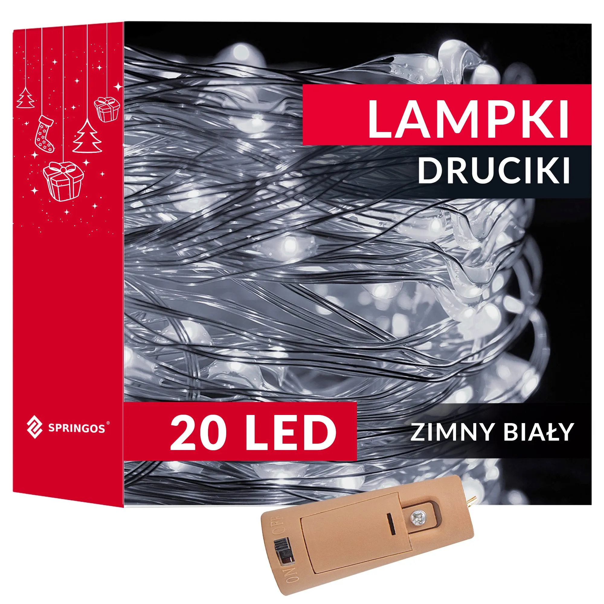 led lampice na baterije, 20 led dioda - slika 9