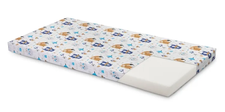 madrac za dječji krevetić 120x60cm medo i prijatelji - slika 3