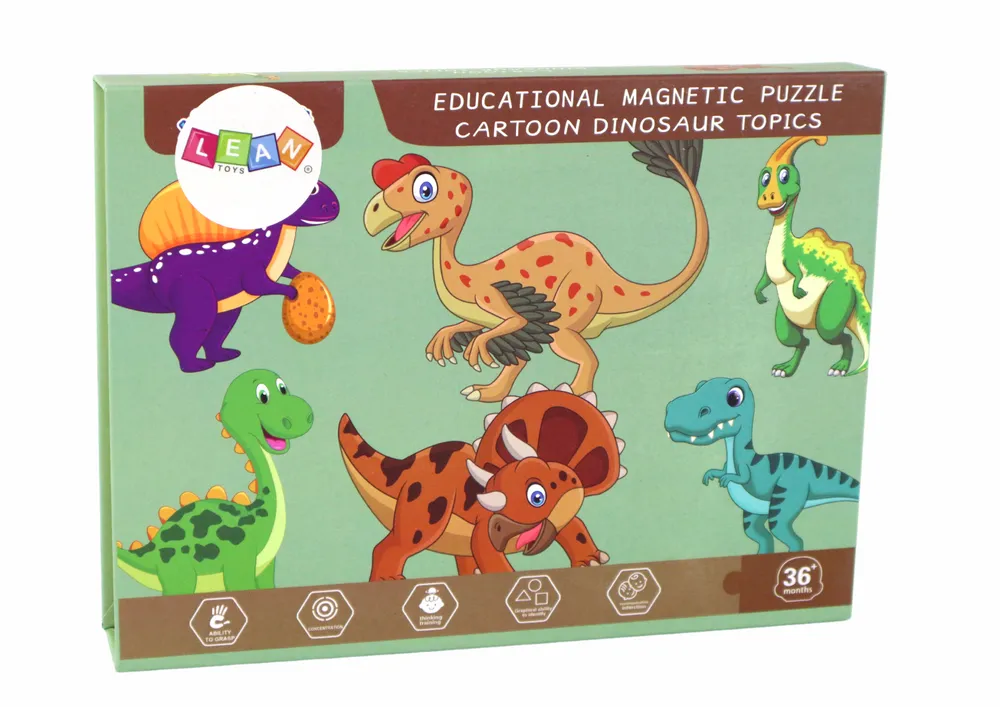 edukativni set magnetskih slagalica s temom dinosaura - slika 6