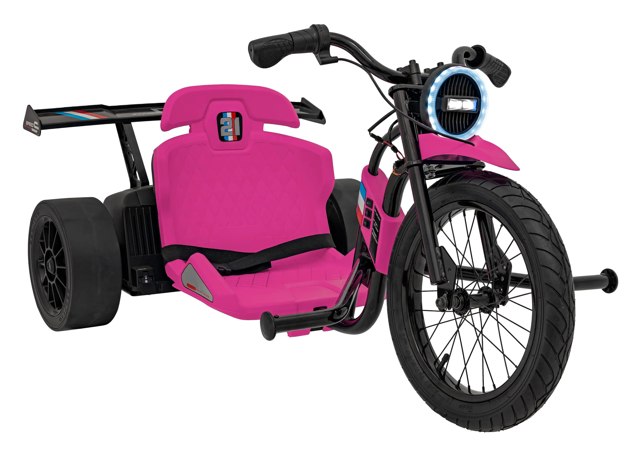 drift bike 21, motor na akumulator, roza - slika 3