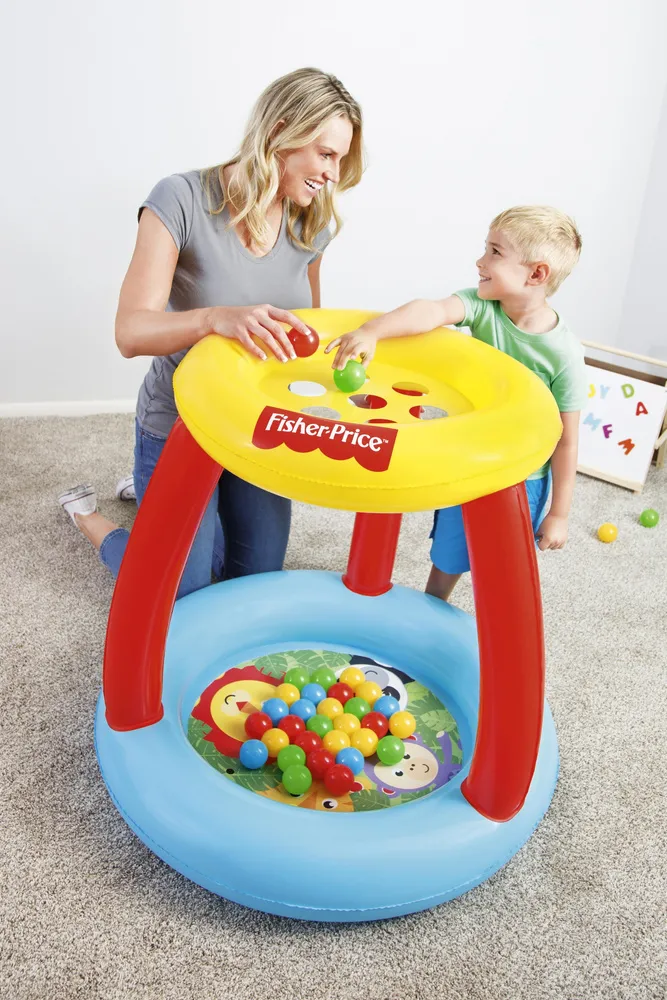 bestway bazen na napuhavanje s krovom fisher price - slika 5
