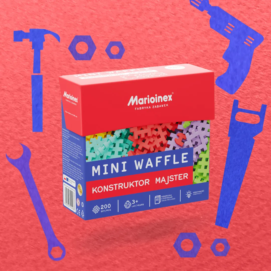 marioinex set waffle kockica majstor 200kom. - slika 5