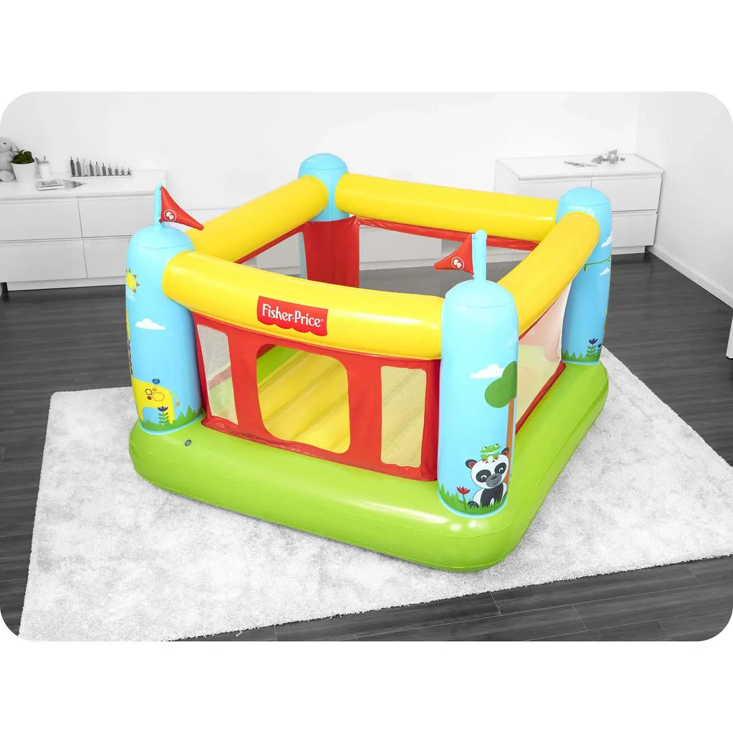 bestway trampolin na napuhavanje fisher-price - slika 5
