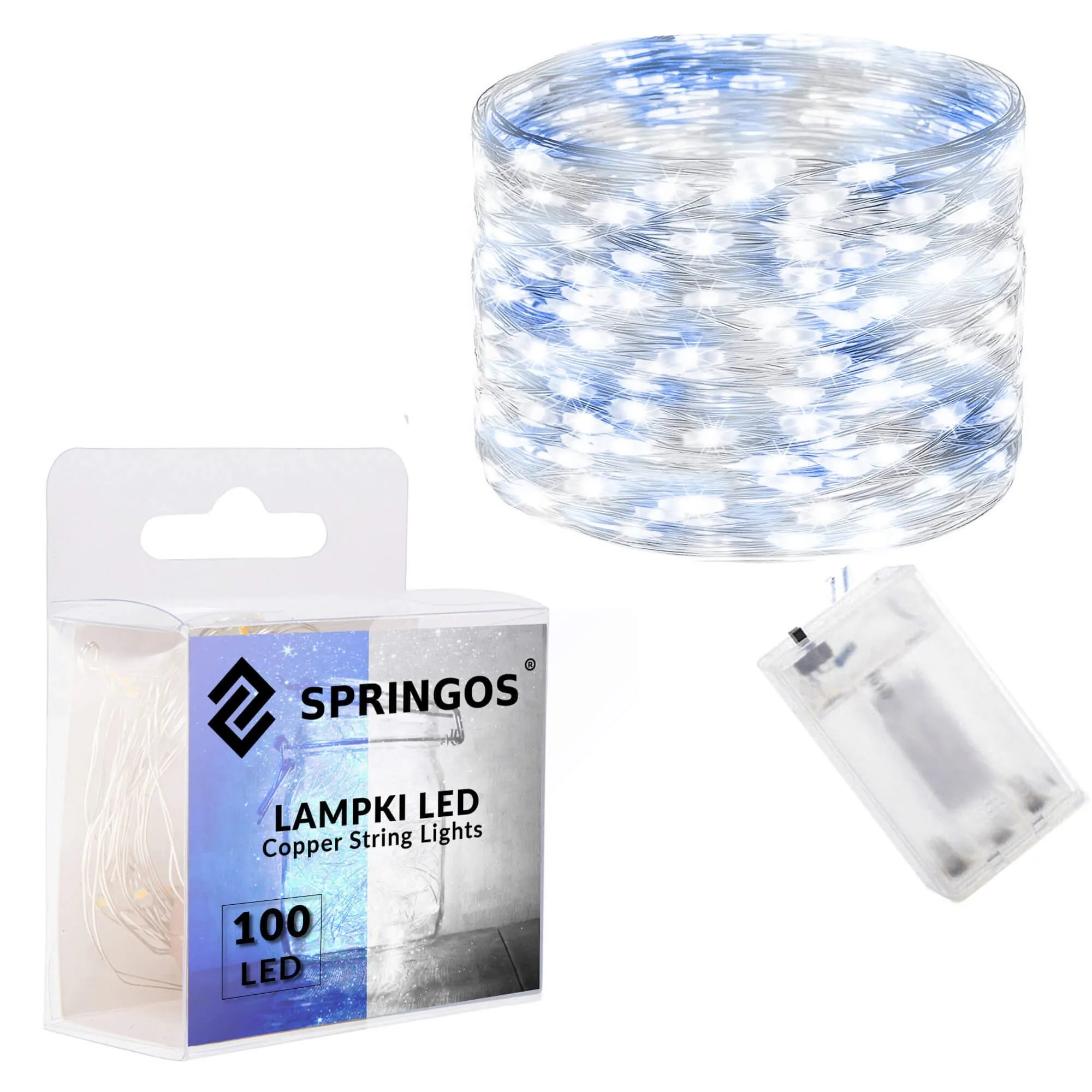 lampice na baterije, 100 led - slika 8