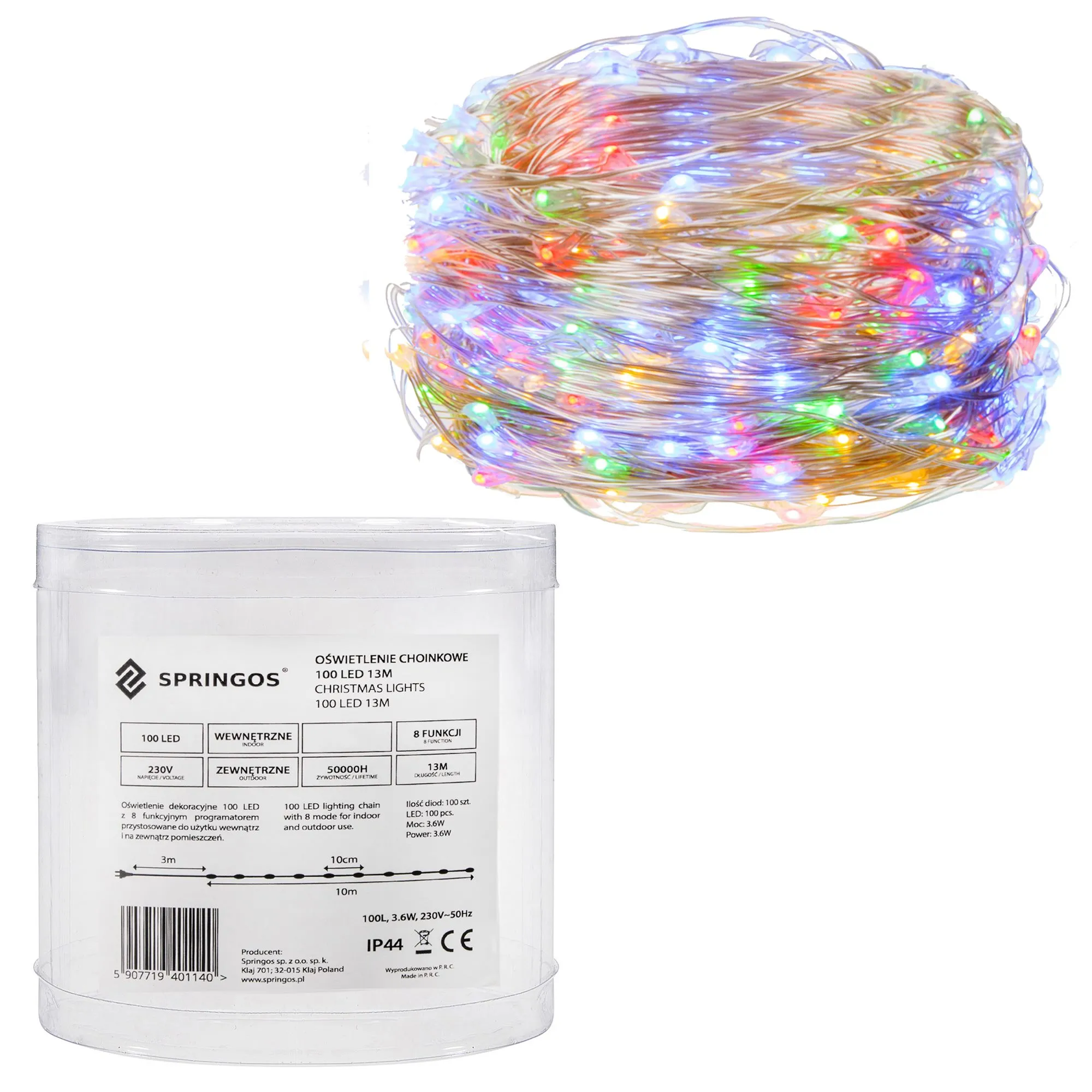 dekorativna led rasvjeta 200 led, višebojna - slika 12