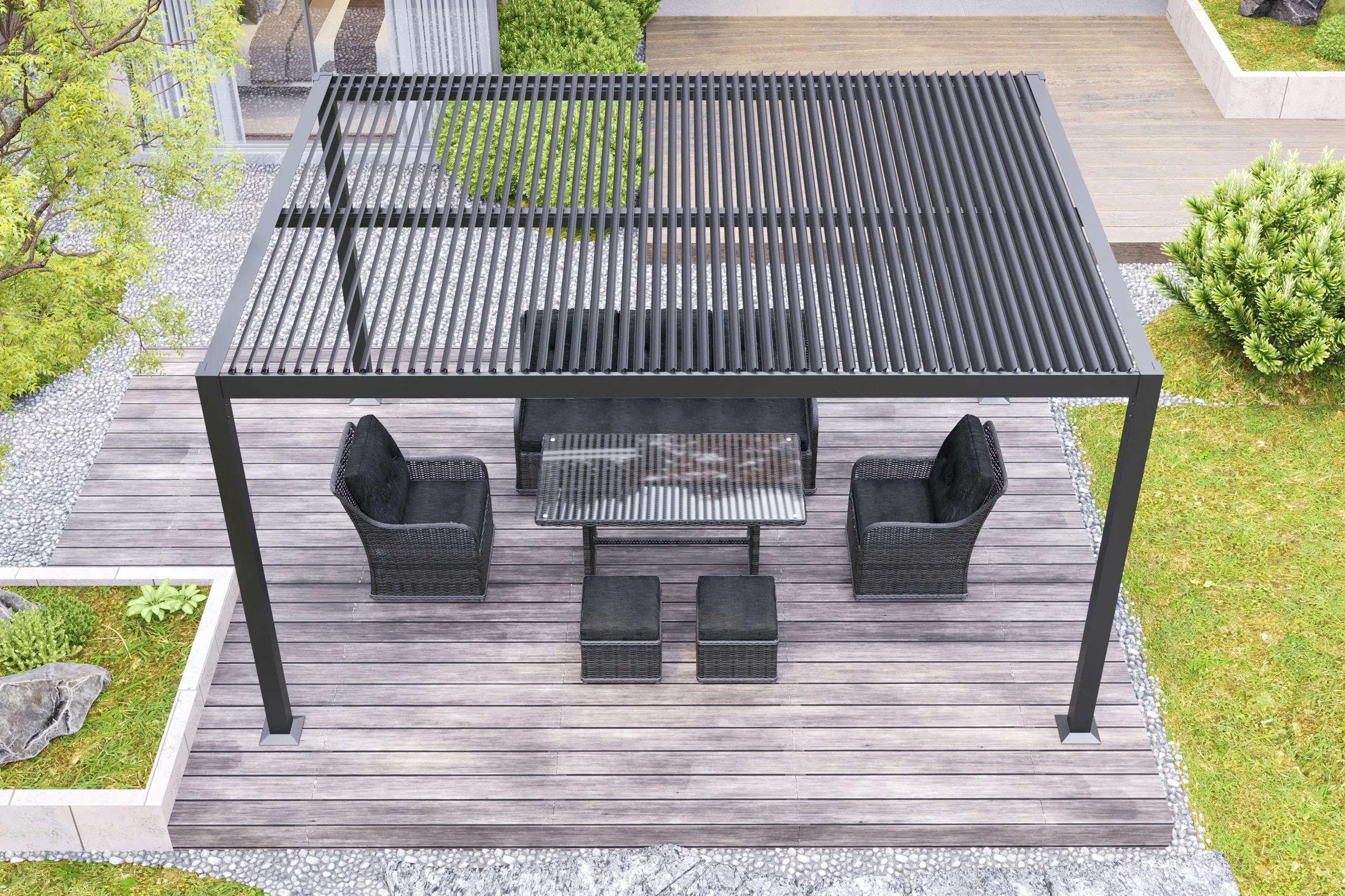 pergola bermeo 400 x 400 cm - slika 5