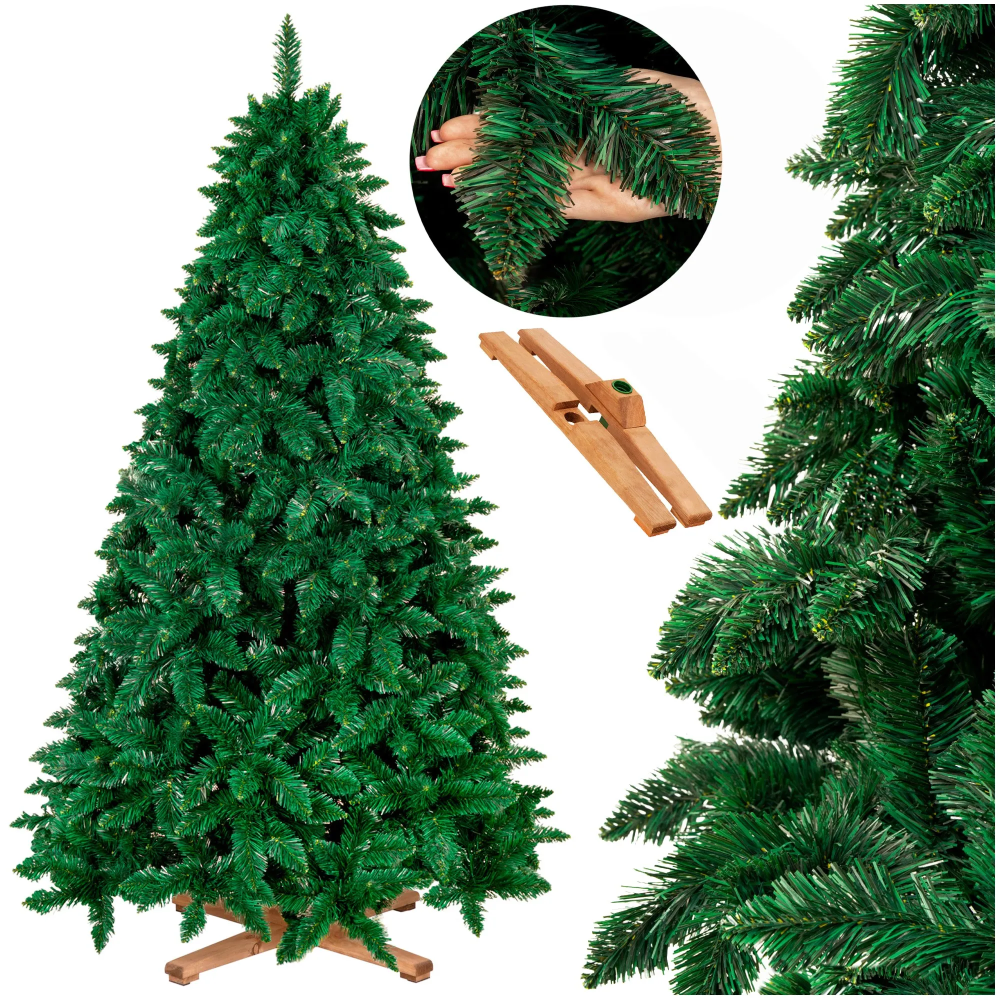 royal trees umjetna božićna jelka šumski bor premium 220 cm - slika 3
