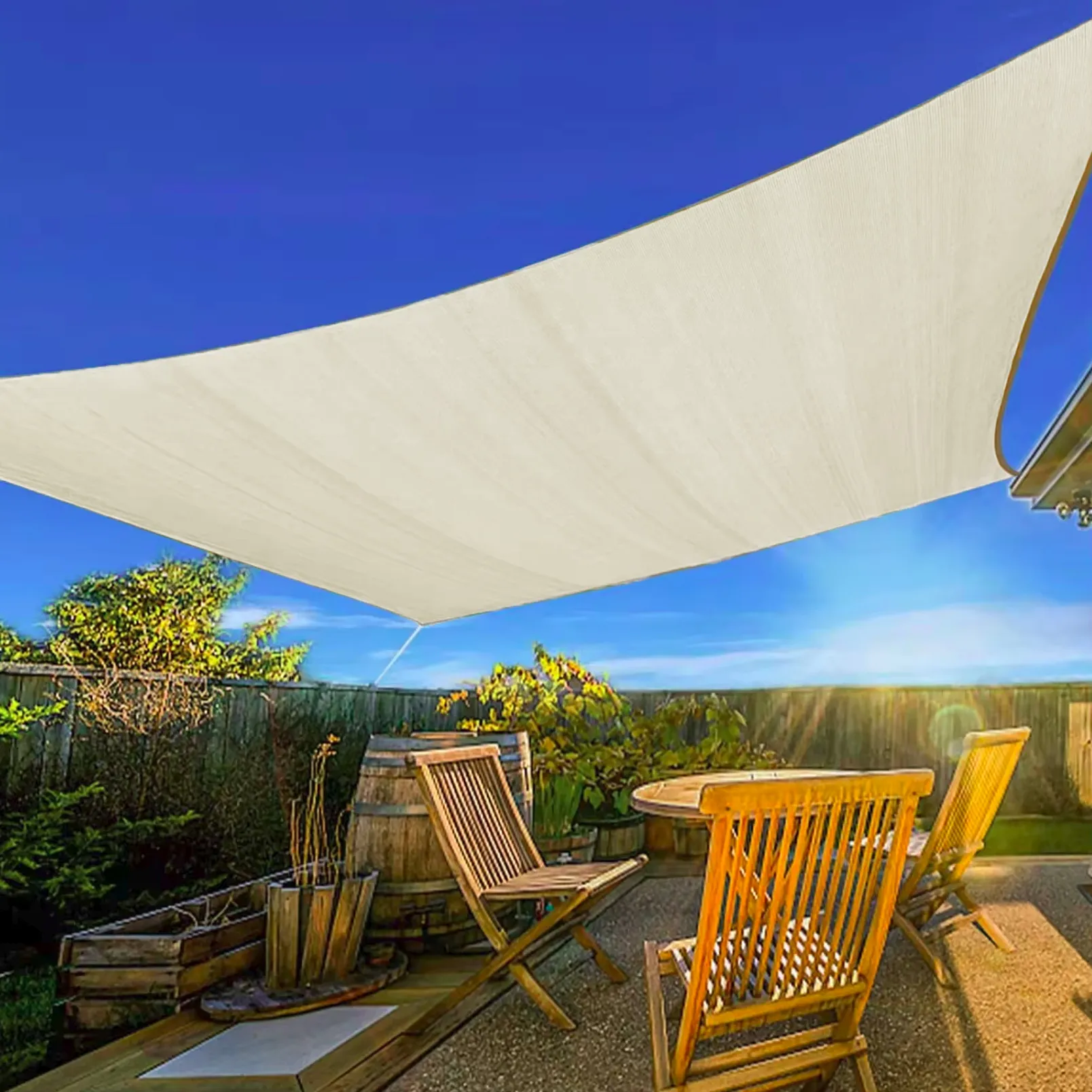 modernhome suncobran jedro - bež - 4 x 4 m - slika 3