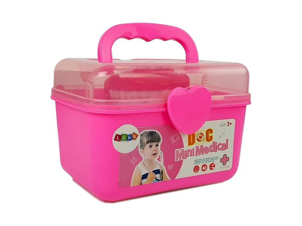 dječji stomatološki set rozi - slika 8