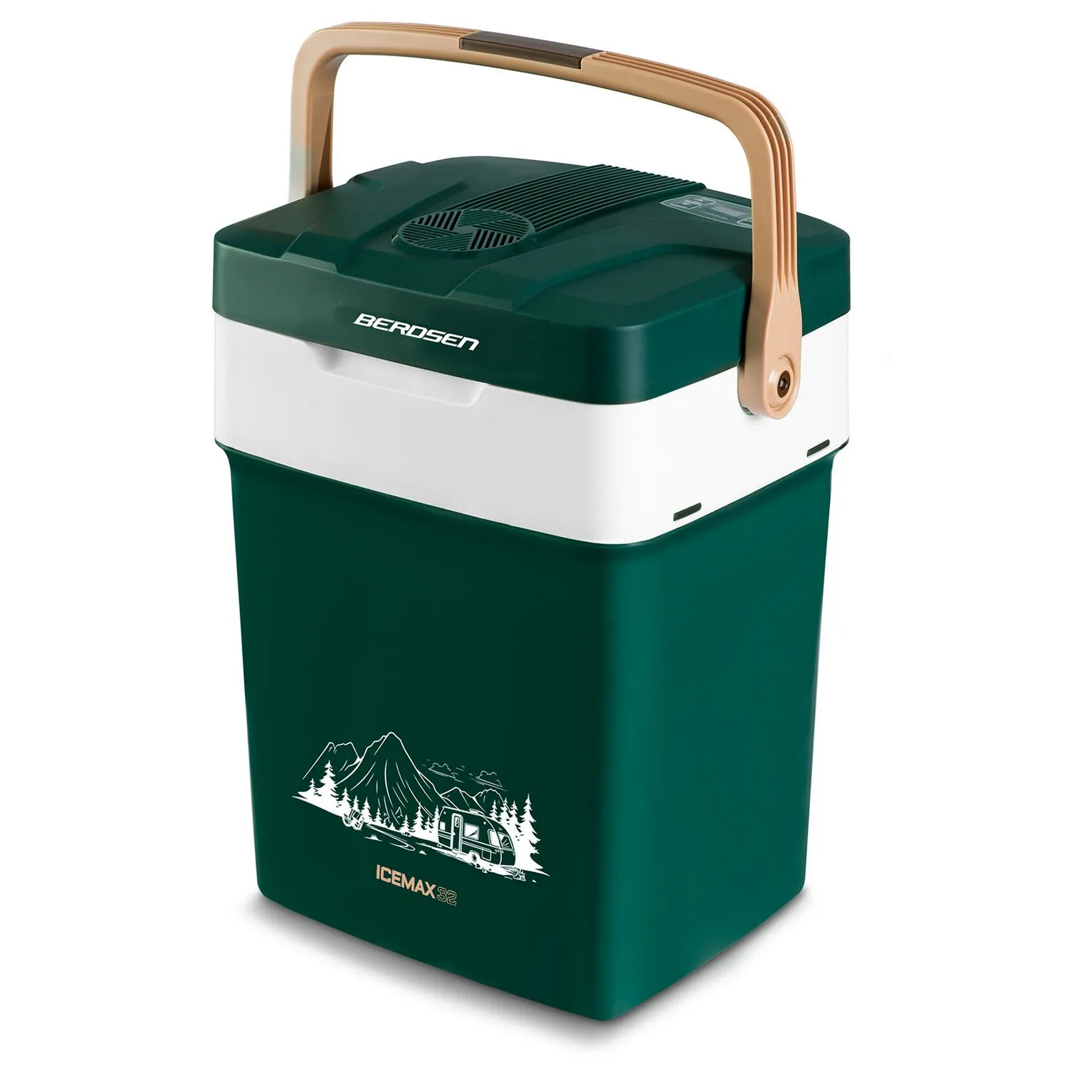 berdsen icemax putni hladnjak 29 litara s eco načinom rada - zeleni - slika 4