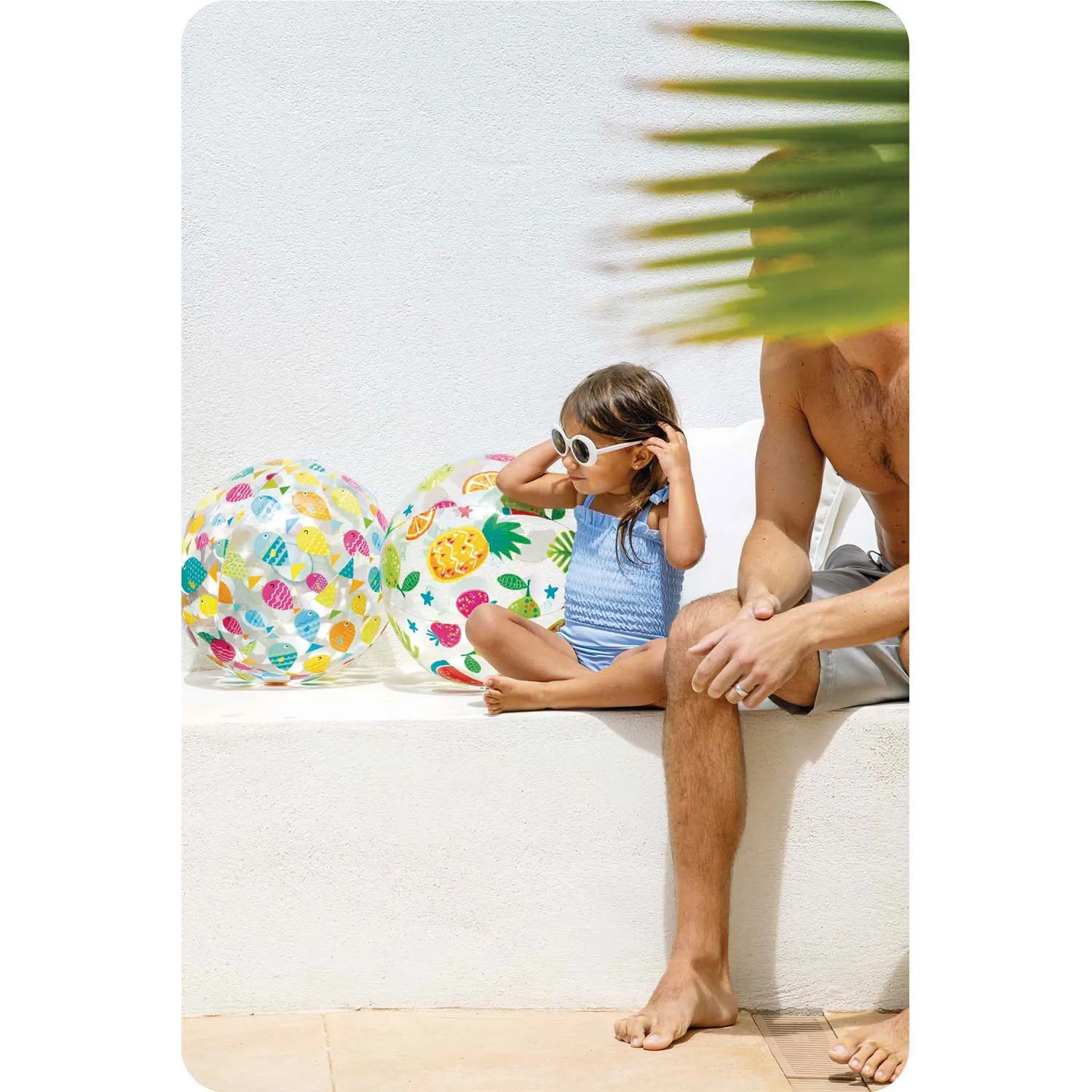 lopta za plažu 'vesele ribice' 51 cm – intex 59040 - slika 3