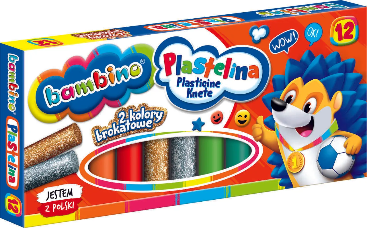 bambino šareni plastelin 12 boja - slika 3