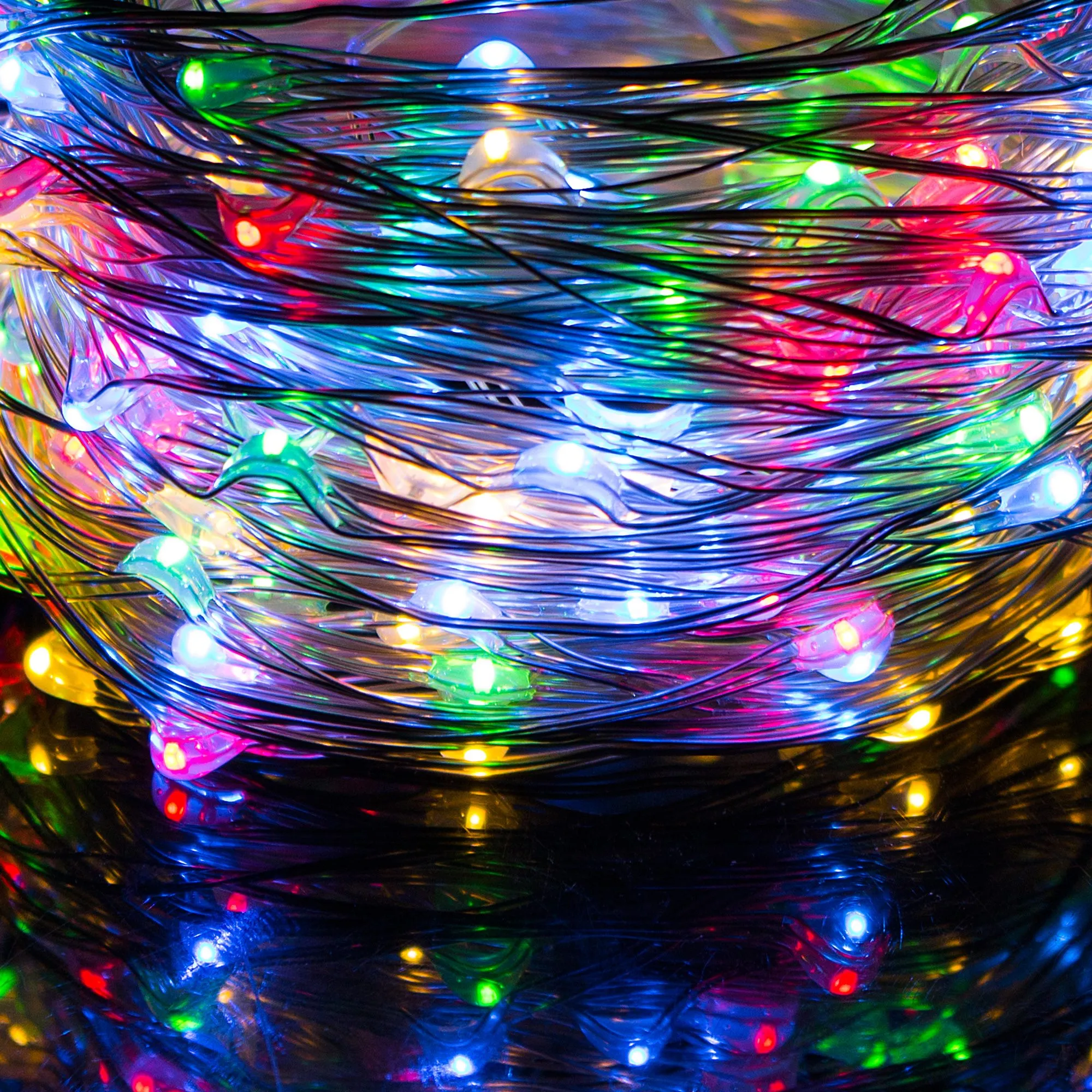 dekorativna led rasvjeta 100 led, višebojna - slika 6
