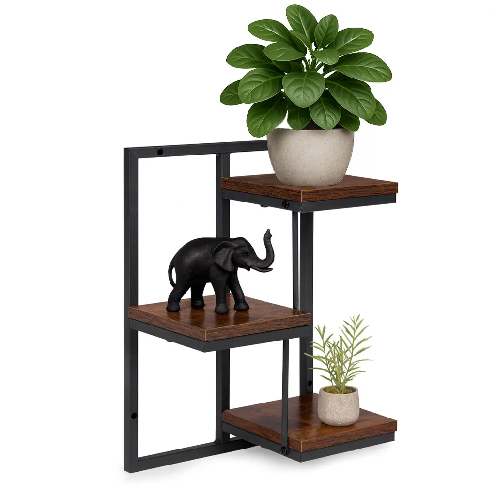 modernhome loft zidni stalak za cvijeće za dekoraciju, s 3 razine - slika 6