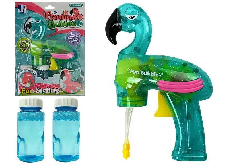 pištolj za mjehuriće flamingo plavi - slika 2