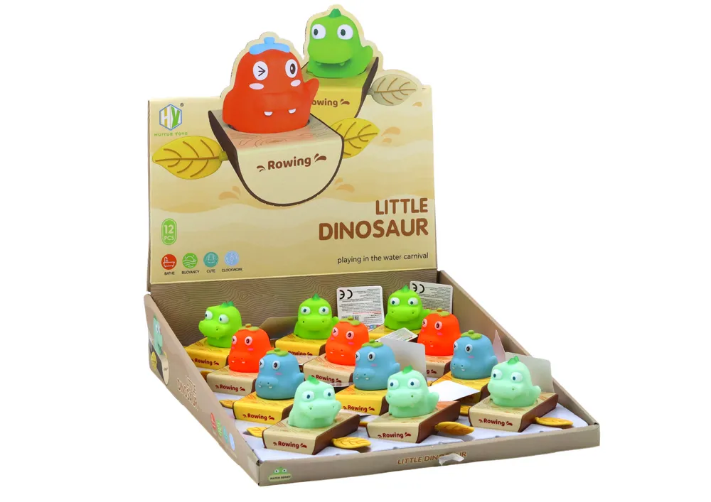 igračka za kupanje plutajući dinosaur u čamcu 1 kom - slika 5
