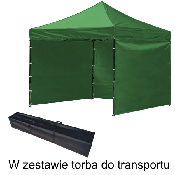 komercijalni šator 3 x 3 m zeleni - slika 3