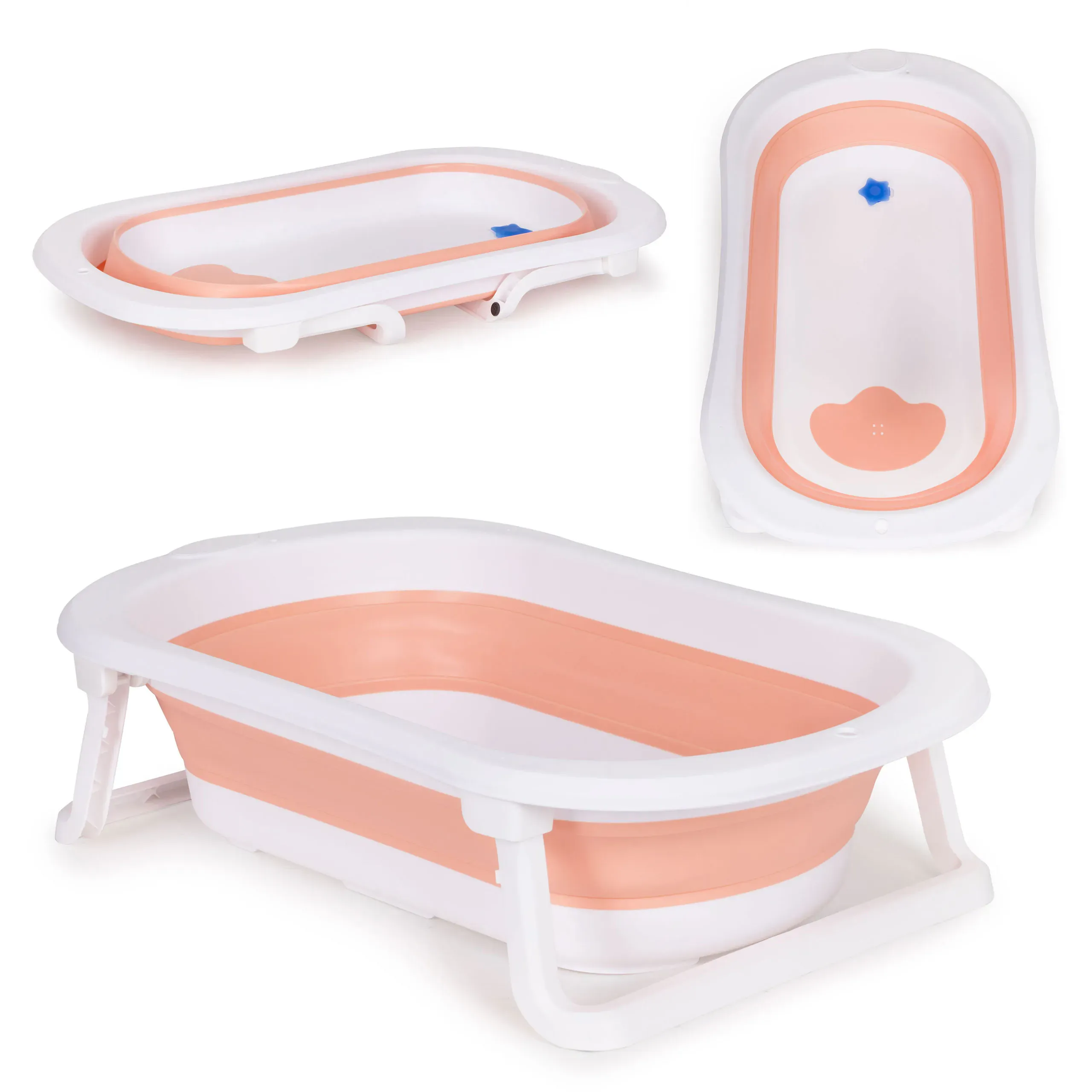 Ecotoys sklopiva kadica za bebe šešir roza - Pribislavec