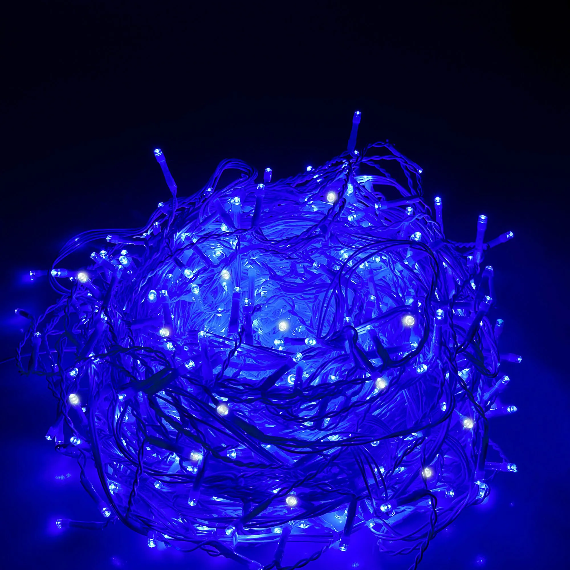 springos zavjesa s kapljicama, 500 led, 20 m, plava i bijela - slika 6