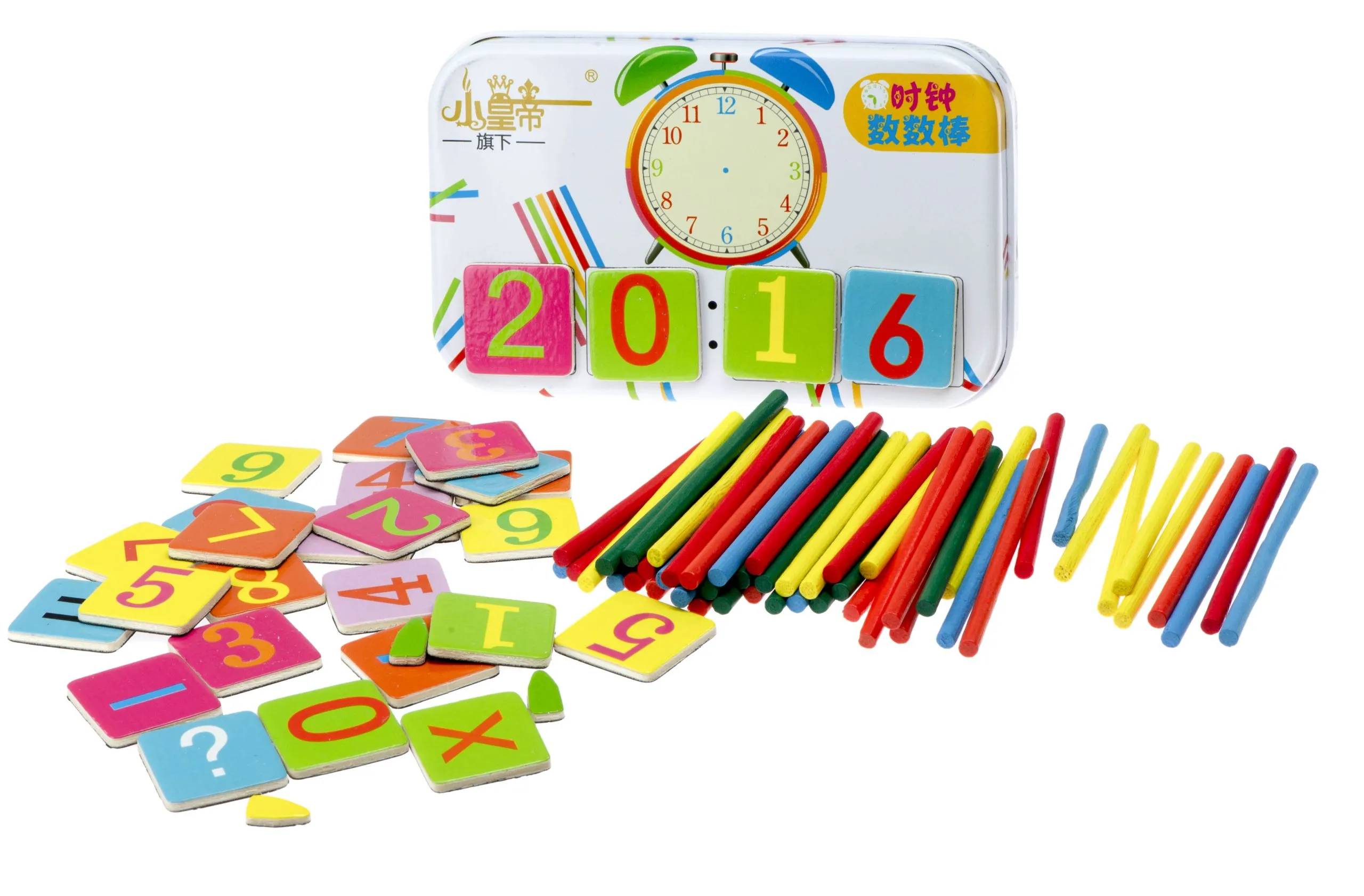 montessori set za učenje prepoznavanja vremena i računanje - slika 8