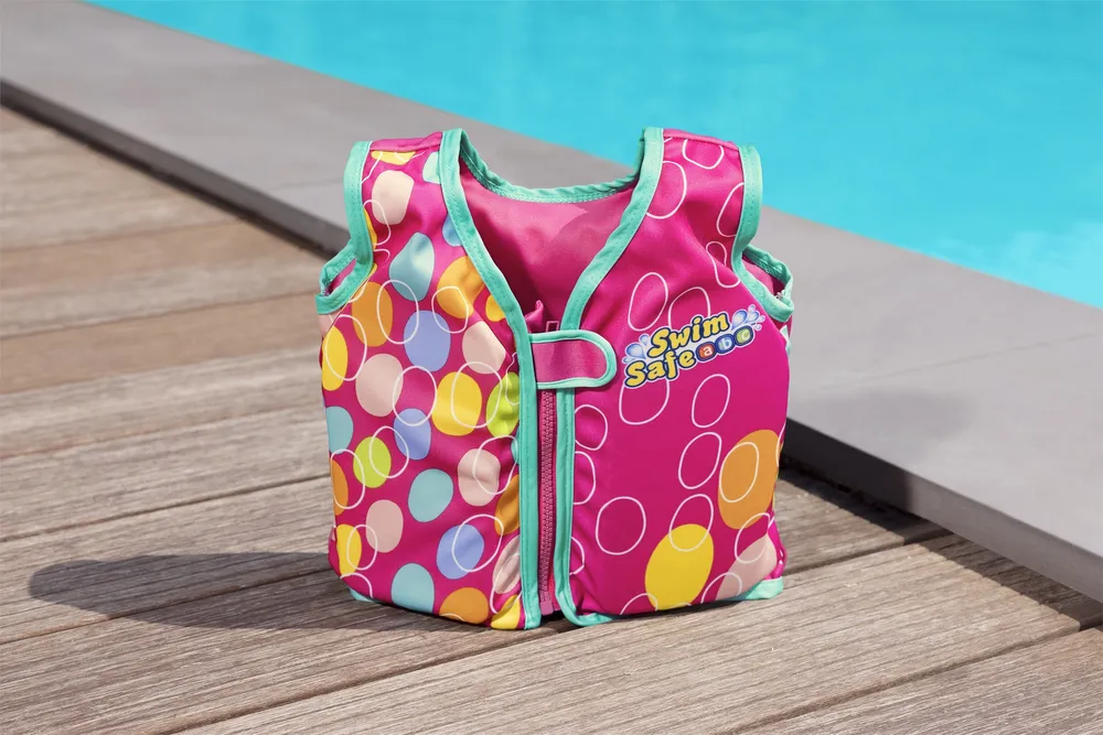 bestway pink prsluk za plivanje 51cm - slika 7