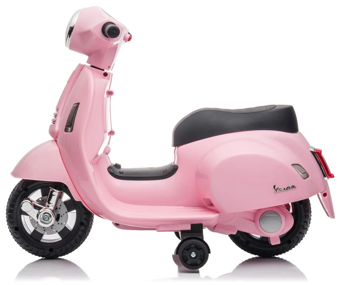 skuter vespa na akumulator - puder rozi - slika 4
