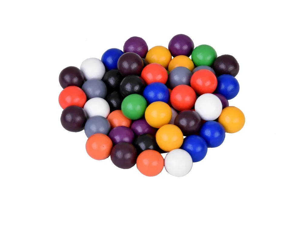 drvena edukativna slagalica - veliki set od 50 kuglica u boji + sorter! - slika 4