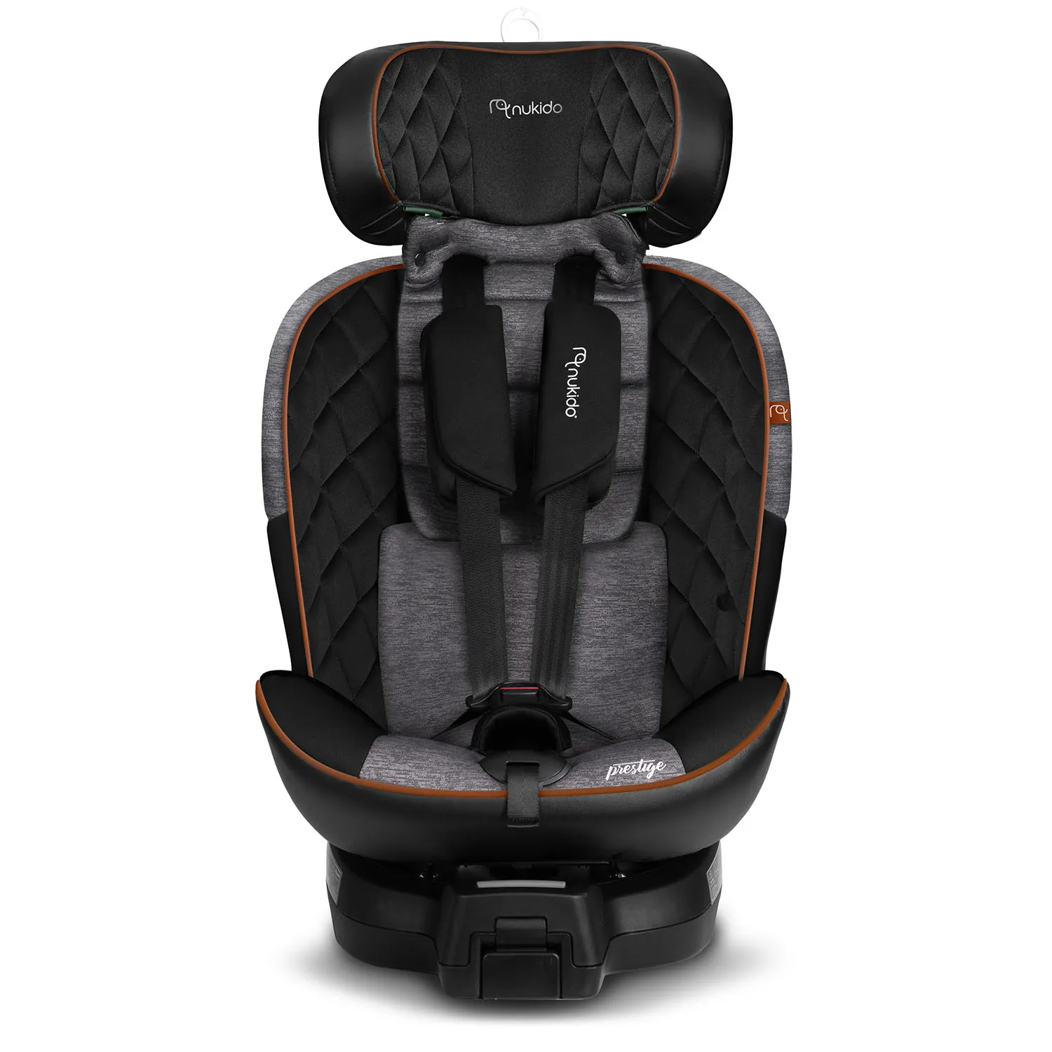 nukido prestige line autosjedalica crna i siva 0-36 kg isofix - slika 3
