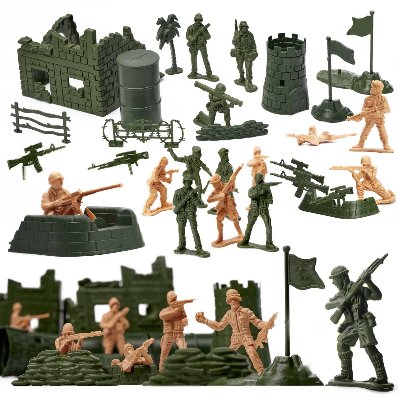 Set figurica za vojnu bazu 114 elemenata - Pribislavec
