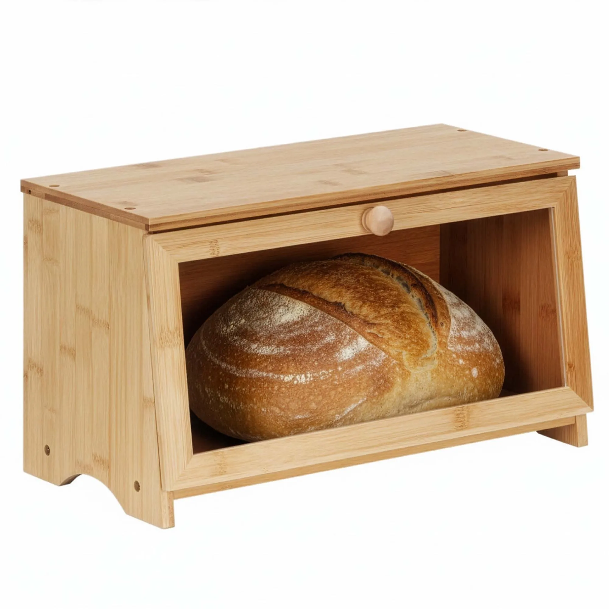 posuda za kruh 40 x 21 x 23 cm prirodni bambus - slika 13