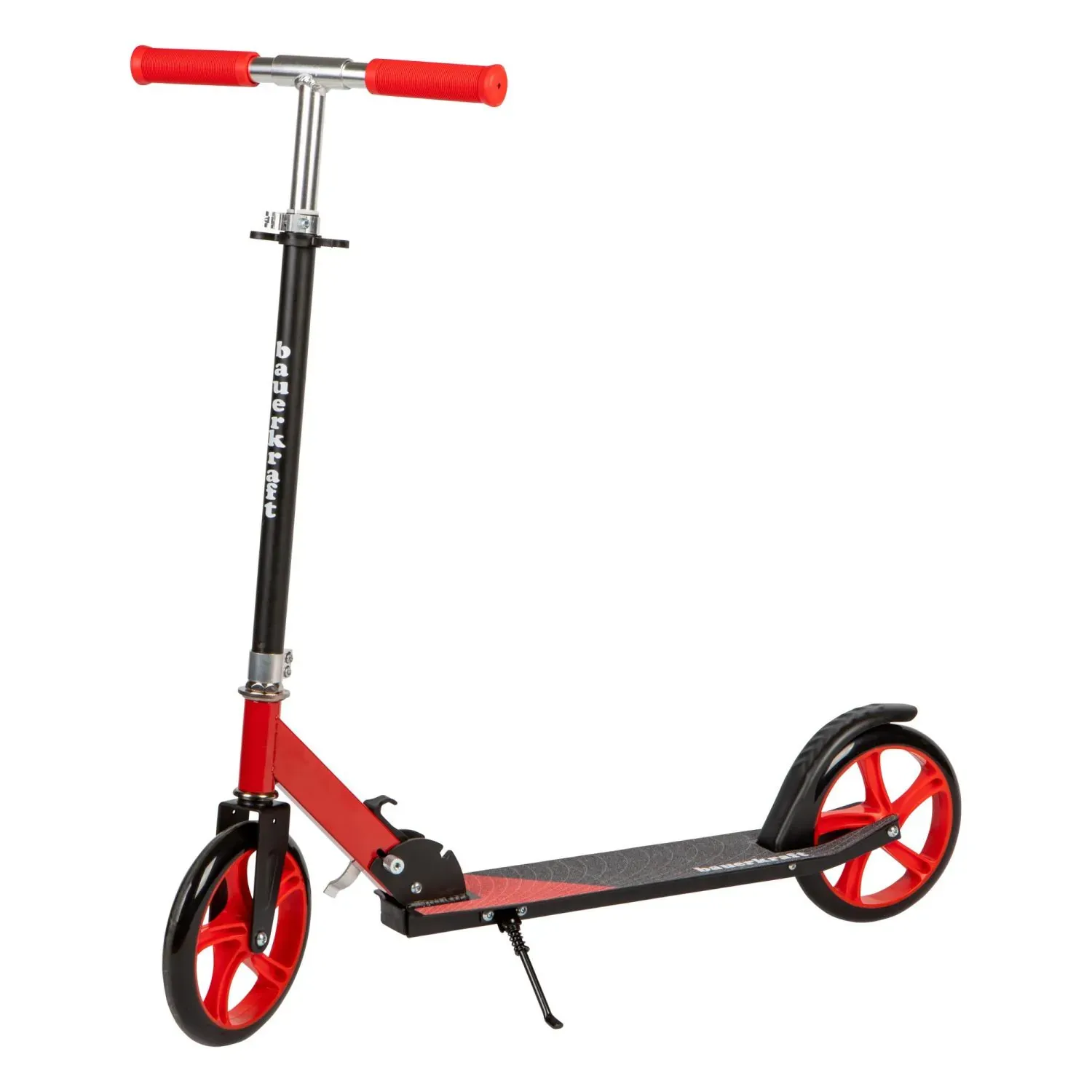 Romobil za djecu i tinejdžere, sklopivi, s podesivom visinom upravljača 85,5–95,5 cm, kotači 200 mm, crveni - Pribislavec
