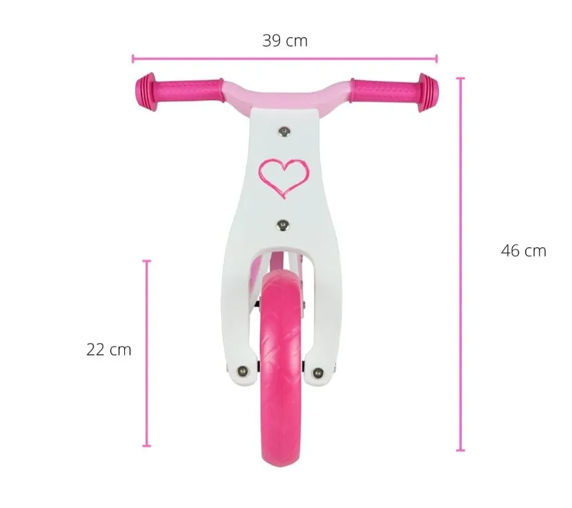 milly mally 2u1 tricikl bez pedala srca - slika 6