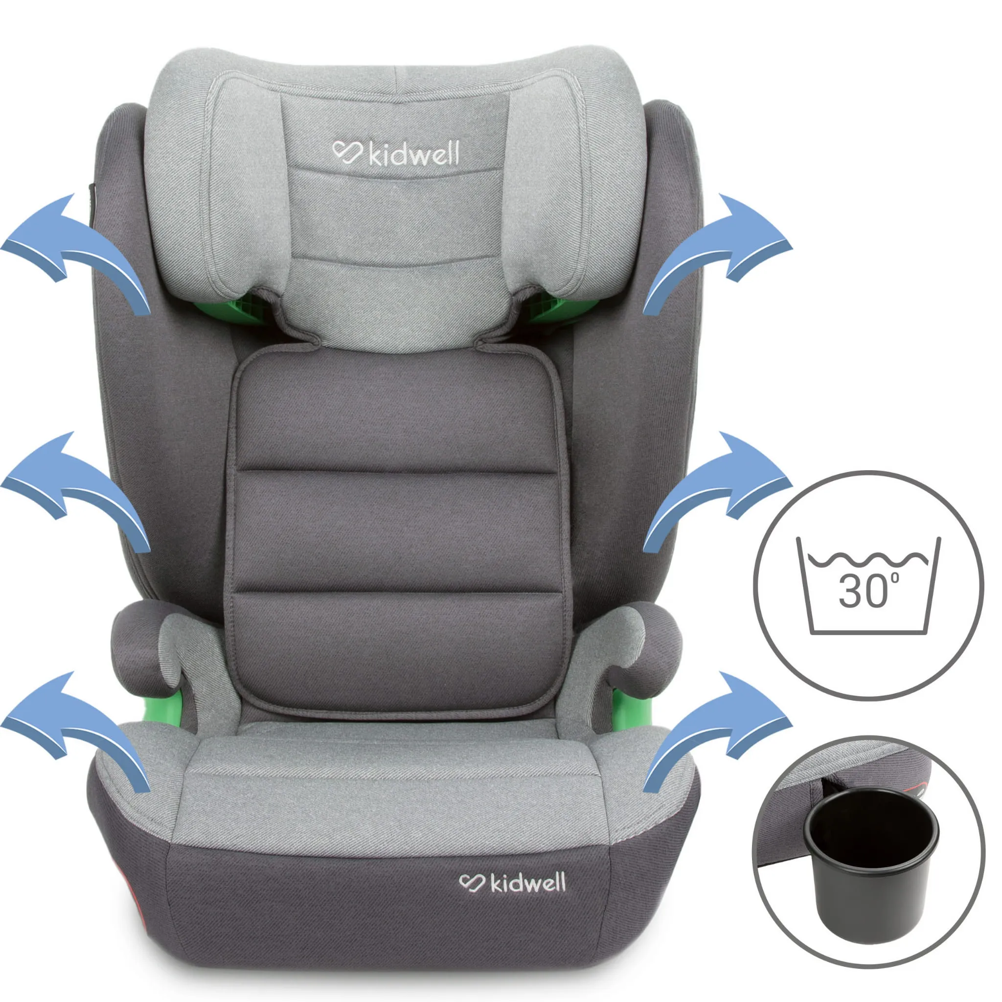 weston tamno siva autosjedalica - slika 6