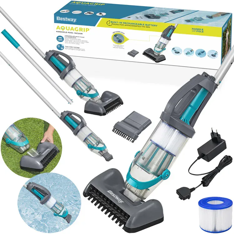 bestawy aquagrip bežični ručni usisavač za bazen + 2 nastavka 58946 - slika 2