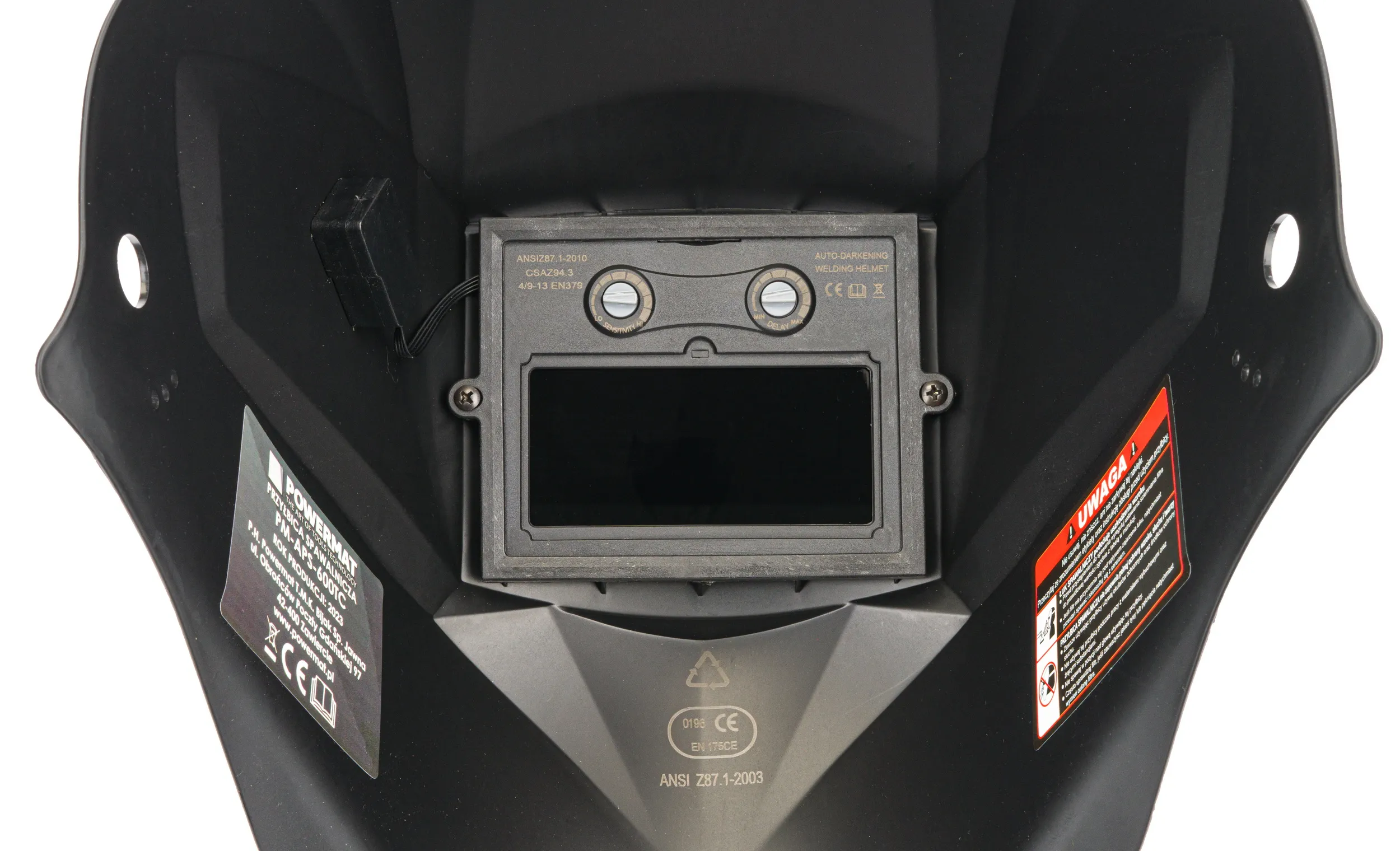 powermat automatska samozatamnjujuća maska za zavarivanje true color lcd pm-aps-600tc - slika 7