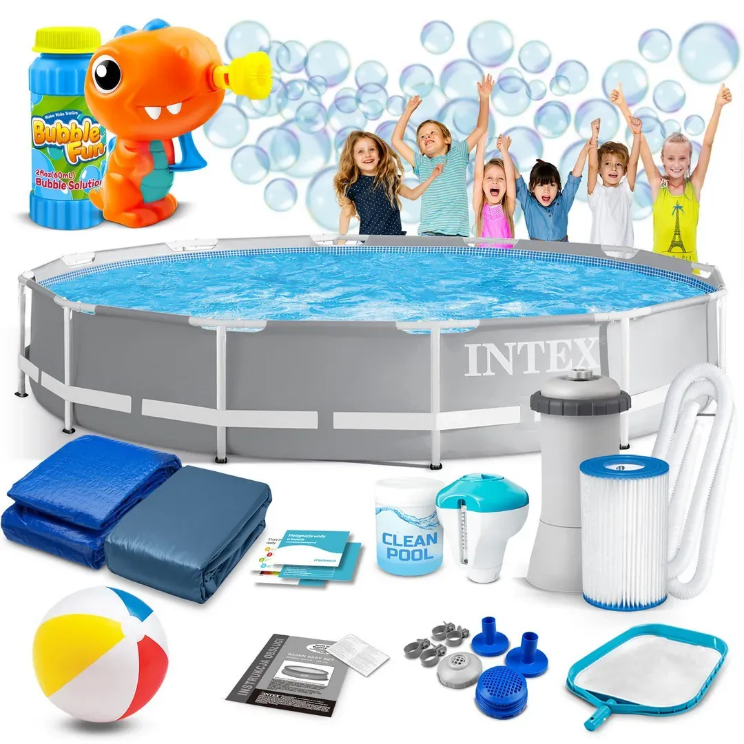 intex vrtni bazen 366 x 76 cm + gratis aparat za mjehuriće - slika 2