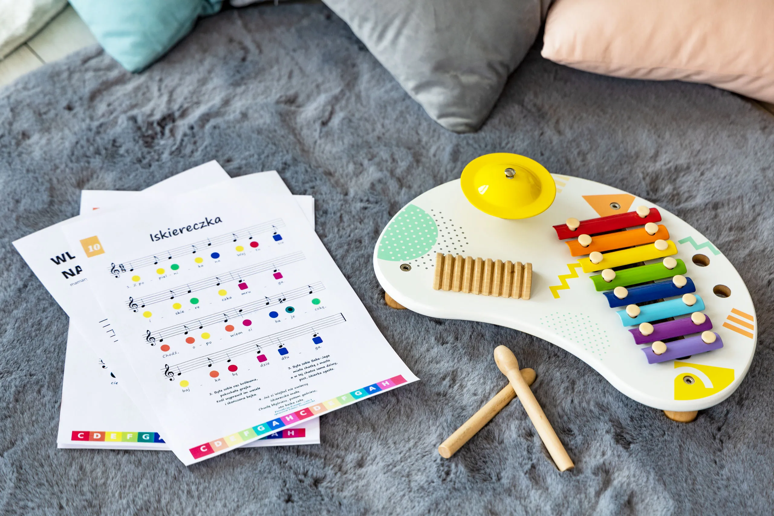 stol s instrumentima, glazbeni stol, činele +18m ecotoys - slika 7