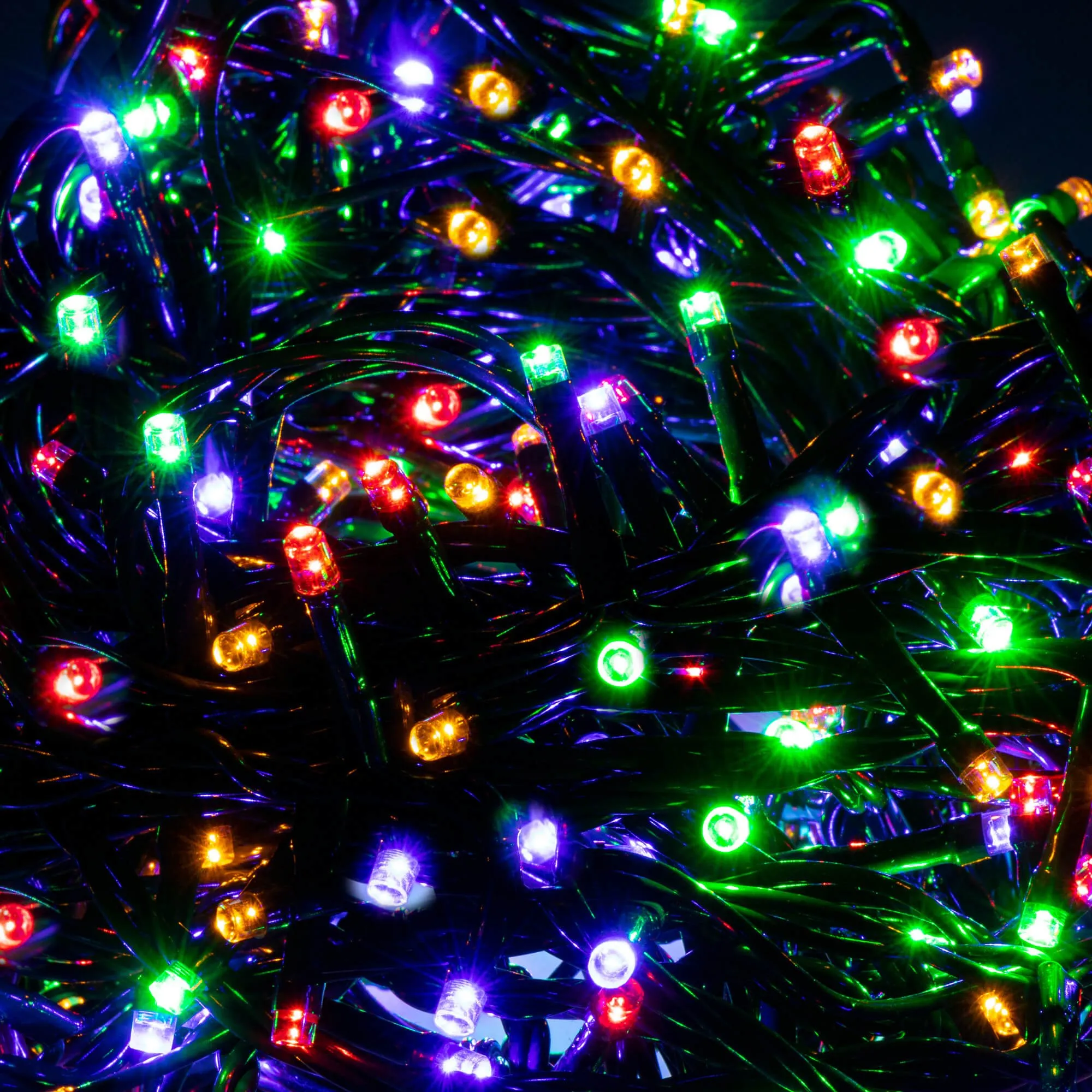 springos božićne lampice, 1000 led, 61,5 m , višebojna - slika 6