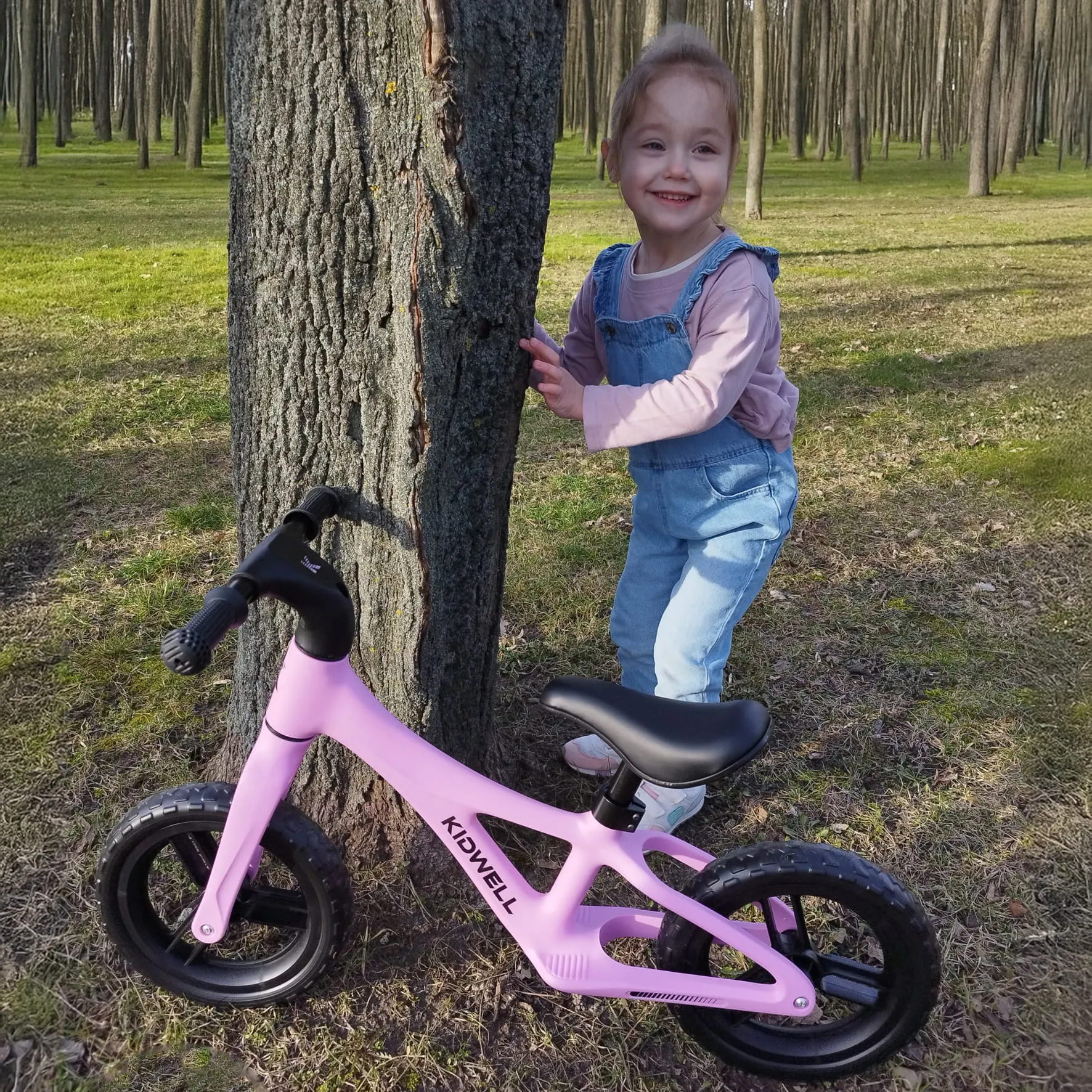 kidwell jogo dječji bicikl bez pedala, rozi - slika 11