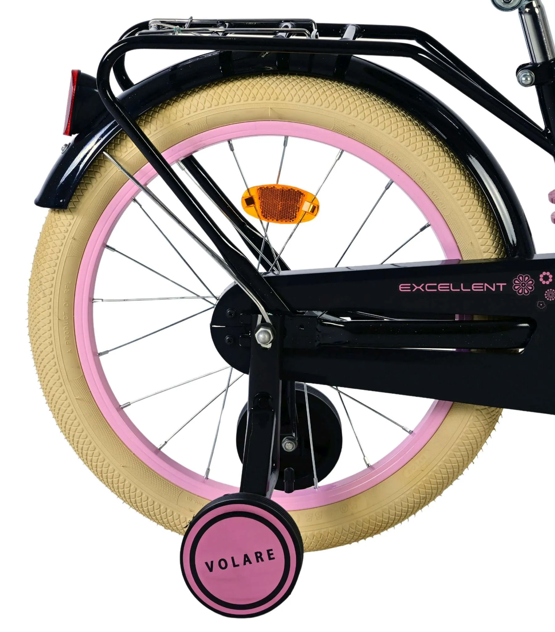 volare dječji bicikl excellent 18″ crne boje - slika 3