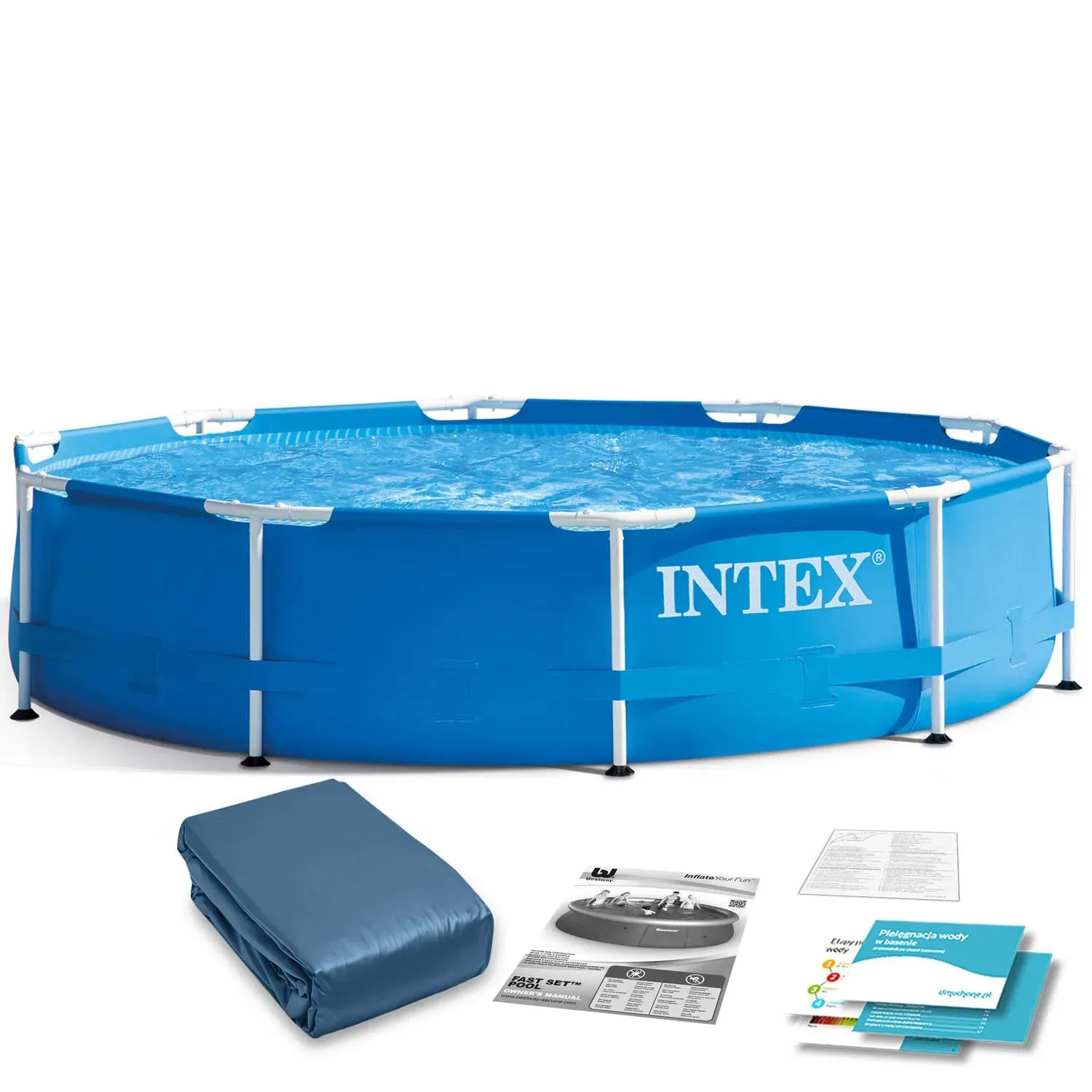 okvirni vrtni bazen 305 x 76 cm 6u1 intex - slika 2
