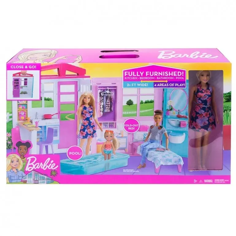 barbie i kućica s dodacima - slika 3