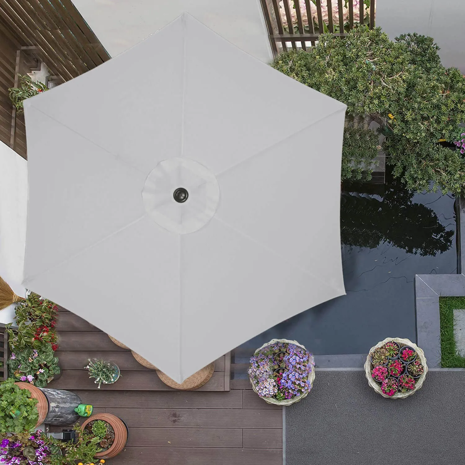 vrtni suncobran gu0022 250 cm - slika 3
