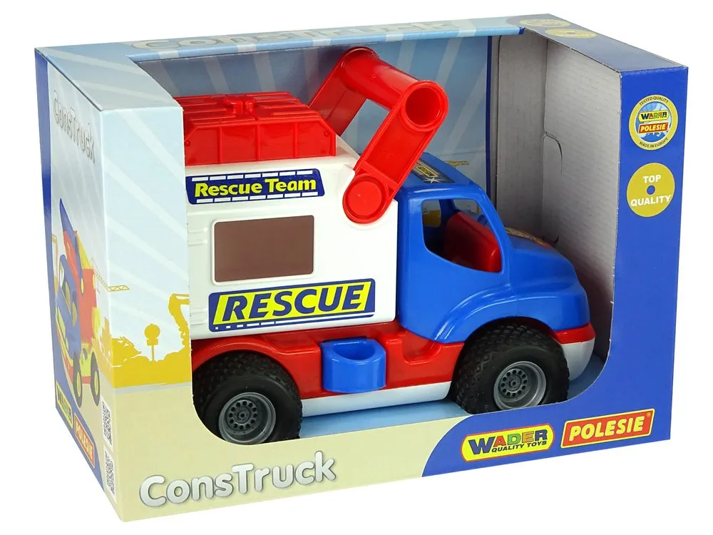 dječji kamion rescue bijelo - plavi - slika 6